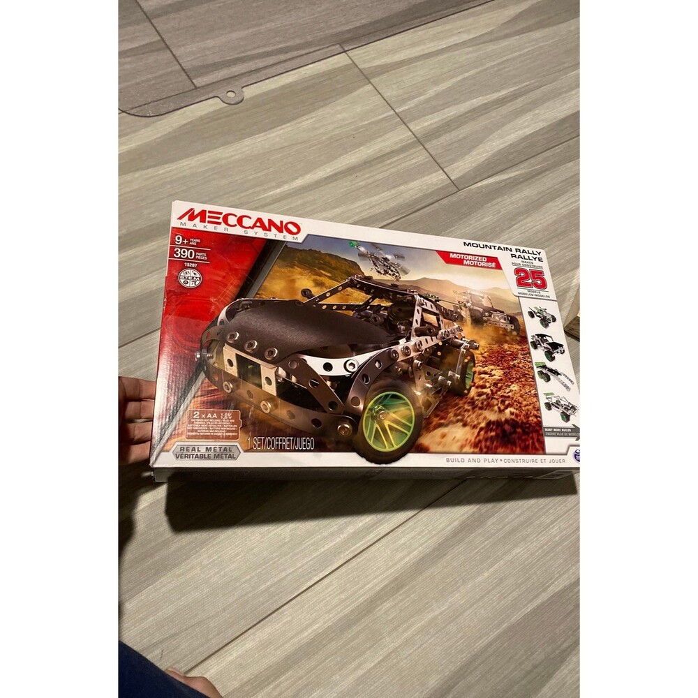 Meccano Mountain Rally motorized car